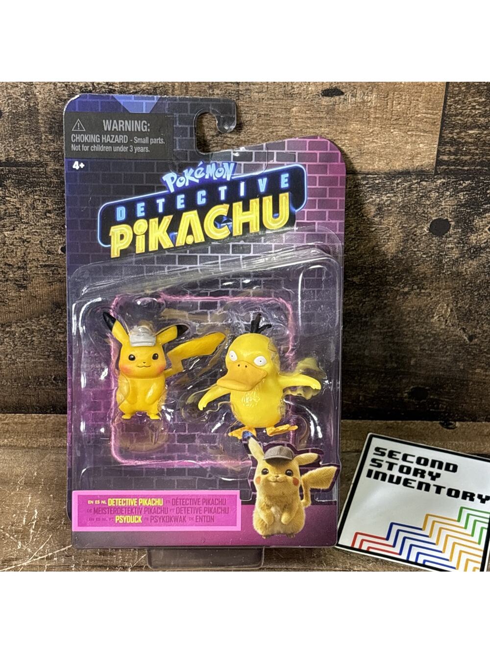 Pokémon Detective Pikachu & Psyduck Mini Figure 2-Pack Collectible New